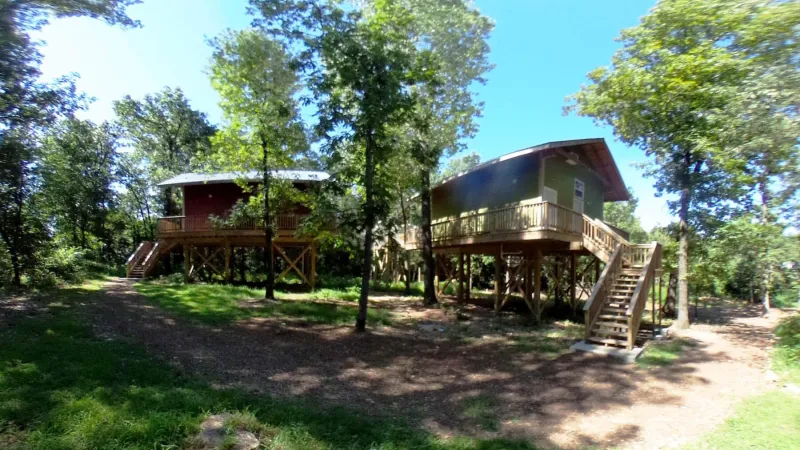 Cabins at Camp Barnabas renovation